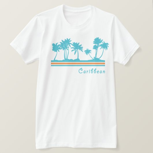 Caraïbisch retro T-Shirt (Design voorkant)