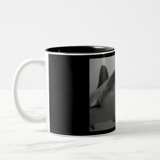 Caraïbisch rif tweekleurige koffiemok (Links)