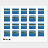 Caraïbisch saffier.JPG Vierkante Sticker (Vel)