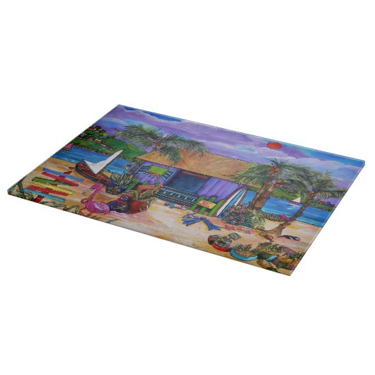 Caraïbisch snijvlak snijplank (Hoek)