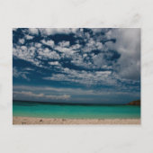 Caraïbisch strand 02 briefkaart (Voorkant)