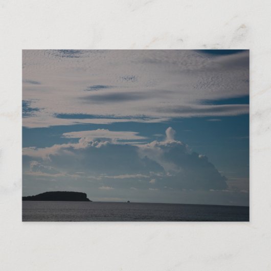 Caraïbisch strand 03 briefkaart (Voorkant)