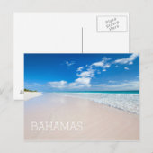 Caraïbisch strand en zee briefkaart (Voorkant / Achterkant)