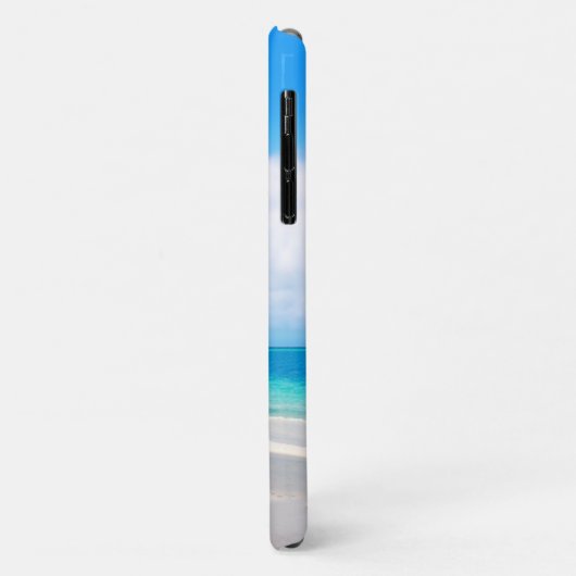 Caraïbisch strand Illustratienaam Sjabloon Case-Mate iPhone Case (Achterkant/links)