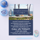 Caraïbisch strand, reisagent Adverteren brochure (Enkel)