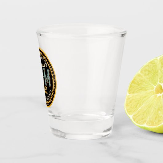 Caraïbisch tropisch liquor shot glas (Rechts)