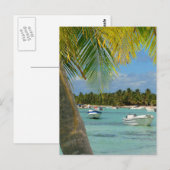 Caraïbisch tropisch paradijs briefkaart (Voorkant / Achterkant)