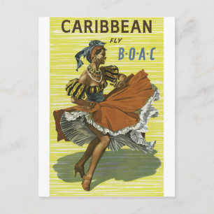 Caraïbisch vakantiegeld briefkaart