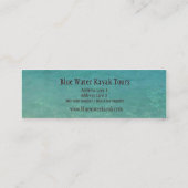 Caraïbisch Visitekaartje van Kayaks (Achterkant)