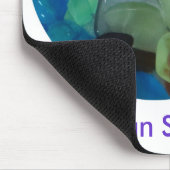 Caraïbisch Zee Glass Mousepad Muismat (Hoek)