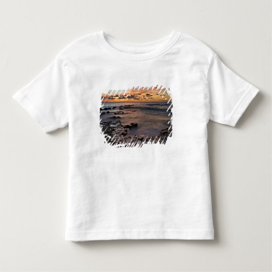 Caraïbisch Zee, Kaaimaneilanden. Crashwaves 2 Kinder Shirts (Voorkant)