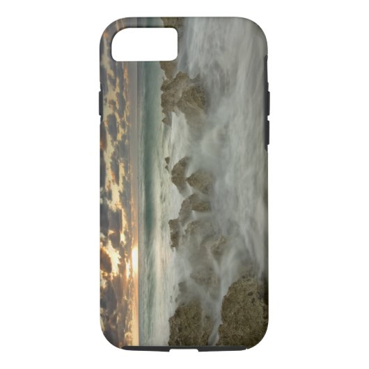 Caraïbisch Zee, Kaaimaneilanden.  Scheergolven 3 Case-Mate iPhone Case (Achterkant)