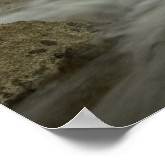 Caraïbisch Zee, Kaaimaneilanden. Scheergolven 3 Poster (Hoek)