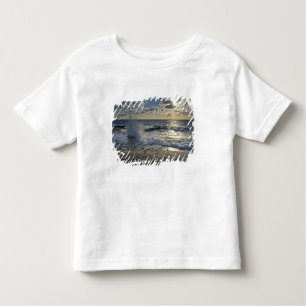 Caraïbisch Zee, Kaaimaneilanden.  Scheergolven Kinder Shirts