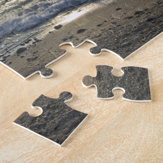 Caraïbisch Zee, Kaaimaneilanden.  Scheergolven Legpuzzel (Zijkant)