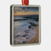 Caraïbisch Zee, Kaaimaneilanden. Scheergolven Metalen Ornament (Rechts)