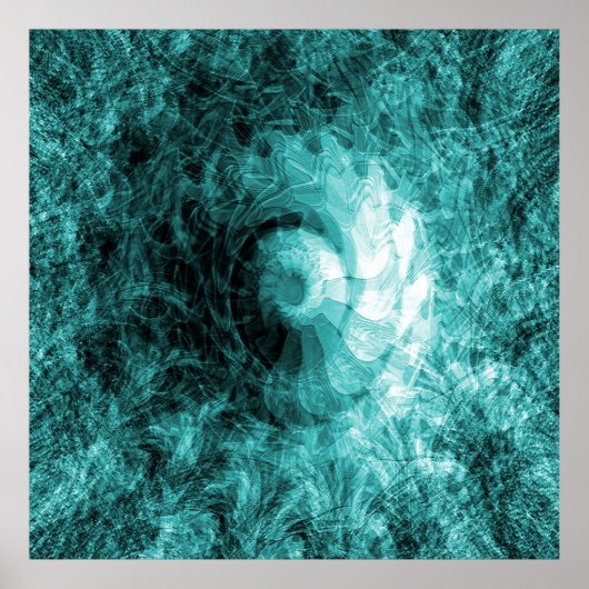 Caraïbisch Zee Snagel...... Poster (Voorkant)