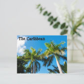 Caraïbische bomen briefkaart (Staand voorkant)