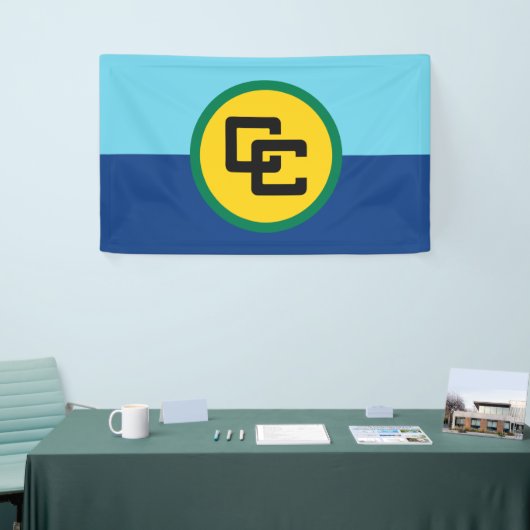 Caraïbische communautaire vlag Banner (Beurs)