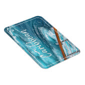 Caraïbische cruise - Turquoise Wake Photography Magneet (Rechterzijde)