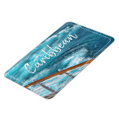 Caraïbische cruise - Turquoise Water Photography Magneet (Linkerzijde)