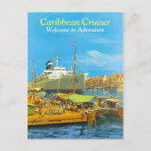 Caraïbische cruises briefkaart (Voorkant)