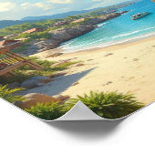 Caraïbische droom poster (Hoek)