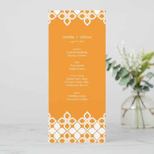 Caraïbische eilandengroep menu (Staand voorkant)