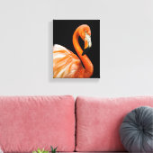 Caraïbische falmingo canvas afdruk (Insitu (Woonkamer))