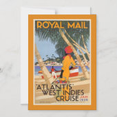  Caraïbische fridmagneten Magnetische Uitnodiging (Voorkant)