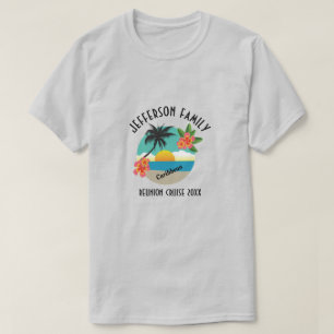 Caraïbische gezinshereniging t-shirt