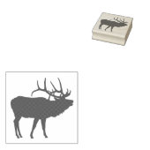 Caraïbische hertenboetsen, roepen, grote elandantl rubberstempel (Gestempeld)