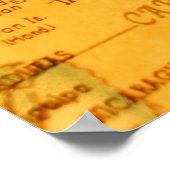 Caraïbische kaart  poster (Hoek)