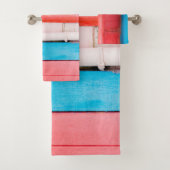 Caraïbische kleuren - abstract bad handdoek (Insitu)