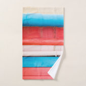 Caraïbische kleuren - abstract bad handdoek (Handdoek)