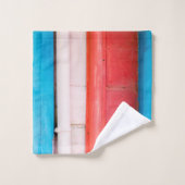 Caraïbische kleuren - abstract bad handdoek (Wasdoekje)