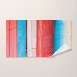 Caraïbische kleuren - abstract bad handdoek