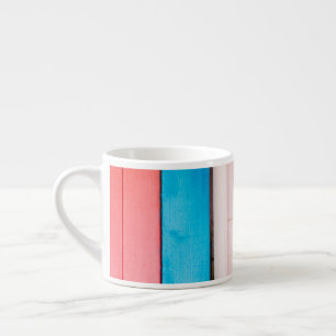 Caraïbische kleuren - abstract espresso kop
