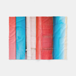 Caraïbische kleuren - abstract fleece deken