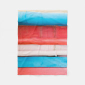 Caraïbische kleuren - abstract fleece deken (Voorkant)