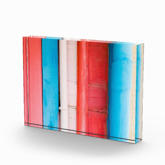 Caraïbische kleuren - abstract fotoblokken (Rechts)