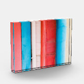 Caraïbische kleuren - abstract fotoblokken (Links)