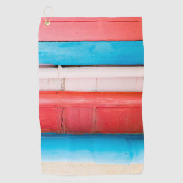 Caraïbische kleuren - abstract golfhanddoek