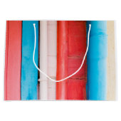 Caraïbische kleuren - abstract groot cadeauzakje (Voorkant)