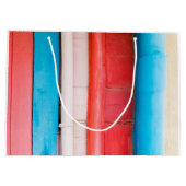 Caraïbische kleuren - abstract groot cadeauzakje (Achterkant)