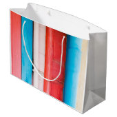 Caraïbische kleuren - abstract groot cadeauzakje (Achterkant Gekanteld)