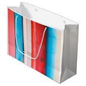 Caraïbische kleuren - abstract groot cadeauzakje (Voorkant Gekanteld)