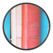 Caraïbische kleuren - abstract hockey puck (Voorkant)