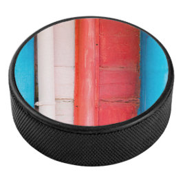 Caraïbische kleuren - abstract hockey puck