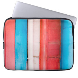 Caraïbische kleuren - abstract laptop sleeve